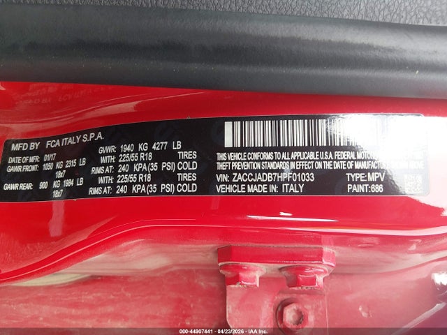 Jeep Renegade Limited Fwd