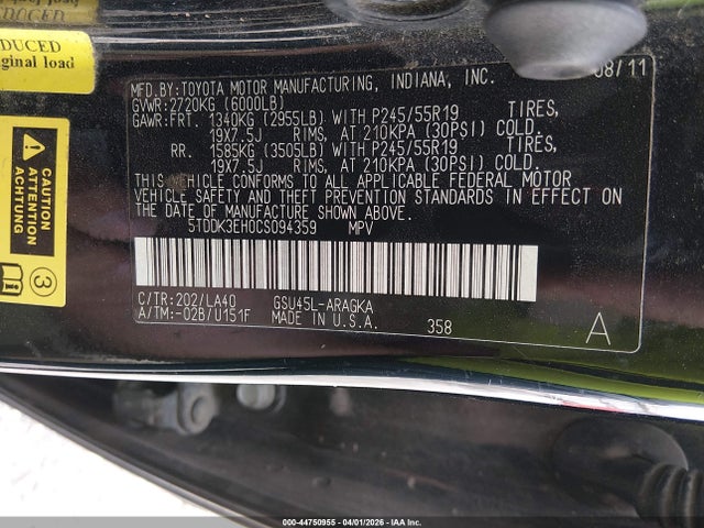 Toyota Highlander Limited V6