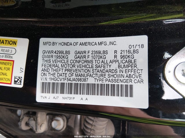 Honda Accord Ex-l
