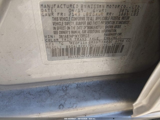 Nissan Sentra Sv