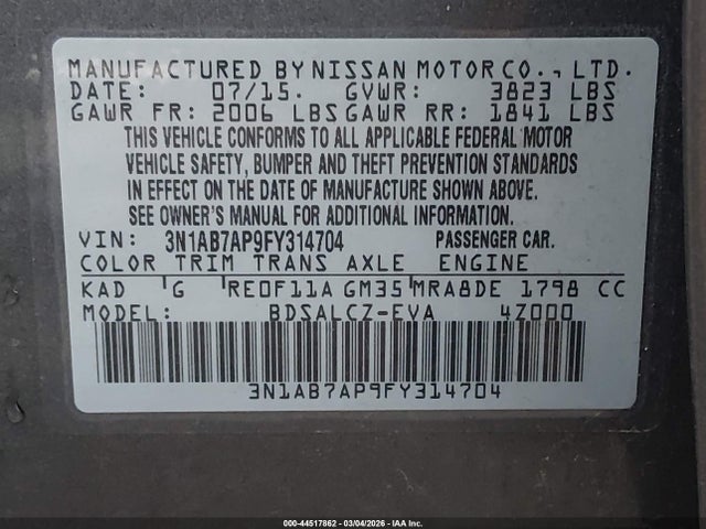 Nissan Sentra S