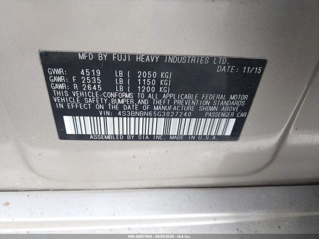Subaru Legacy 2.5i Limited