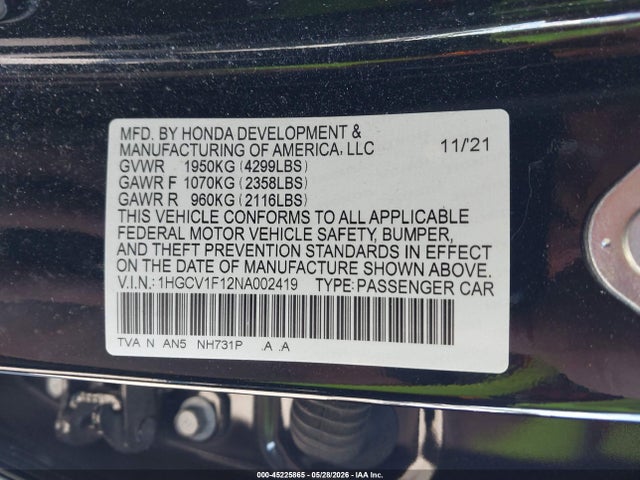 Honda Accord Lx