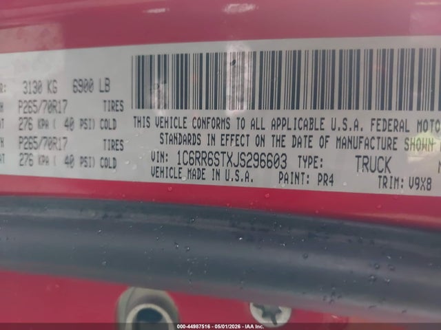 Ram 1500 Tradesman  4x2 6'4 Box