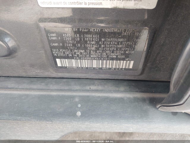 Subaru Outback 2.5i Limited