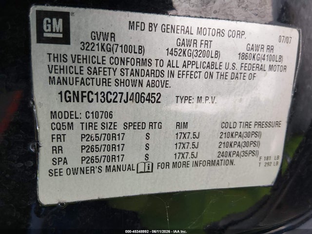 Chevrolet Tahoe Ls