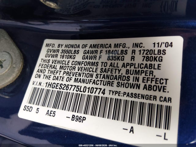 Honda Civic Ex