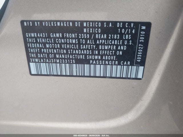 Volkswagen Jetta 2.0l Tdi Se