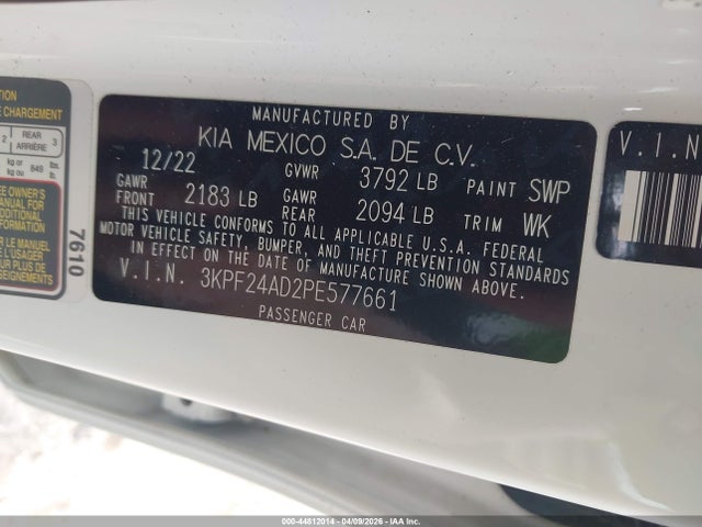 Kia Forte Lxs