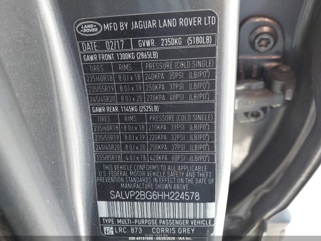 Land Rover Range Rover Evoque