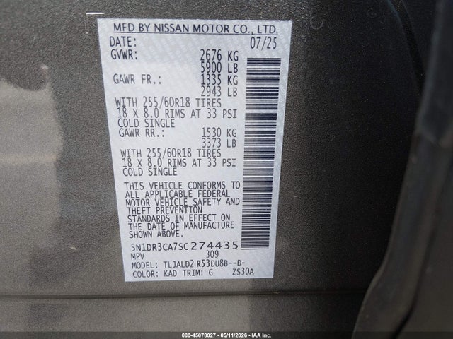 Nissan Pathfinder Sl Fwd