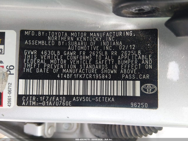 Toyota Camry L