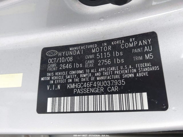 Hyundai Genesis 4.6
