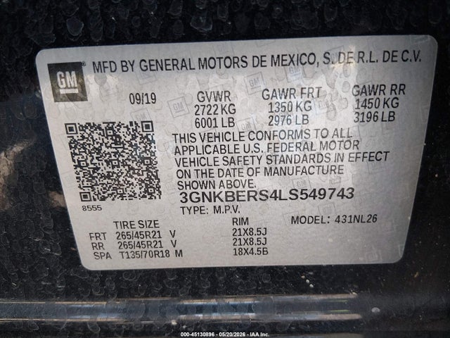 Chevrolet Blazer Fwd Rs