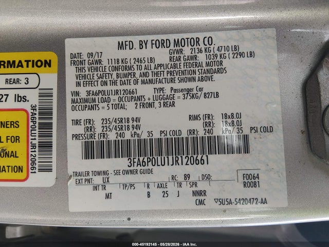 Ford Fusion Se