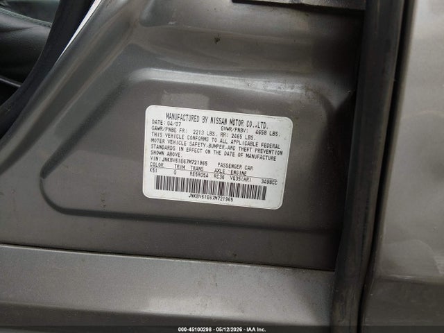 INFINITI G35 Journey