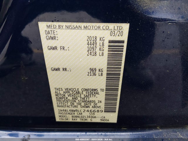 Nissan Altima S Intelligent Awd