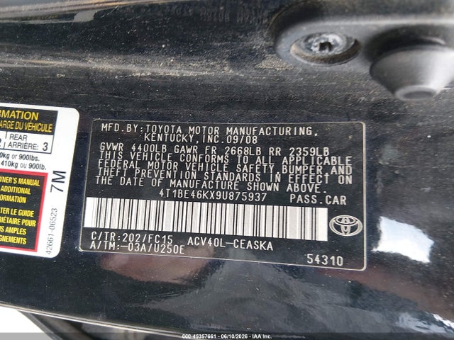 Toyota Camry Se