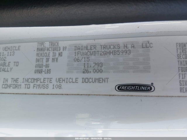Freightliner M2 106 Medium Duty