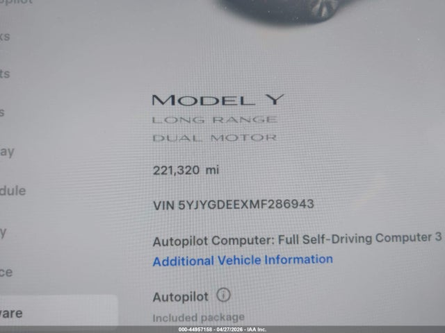 Tesla Model Y Long Range Dual Motor All-wheel Drive