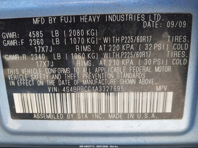 Subaru Outback 2.5i Premium