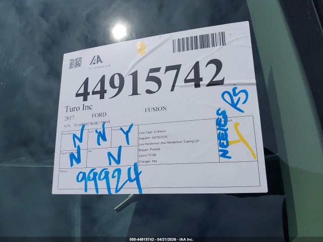 Ford Fusion Se