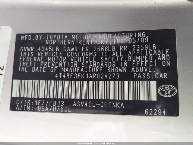 Toyota Camry Le