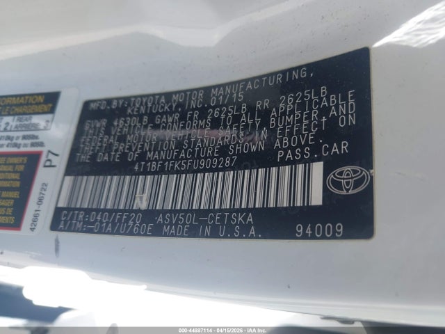 Toyota Camry Se