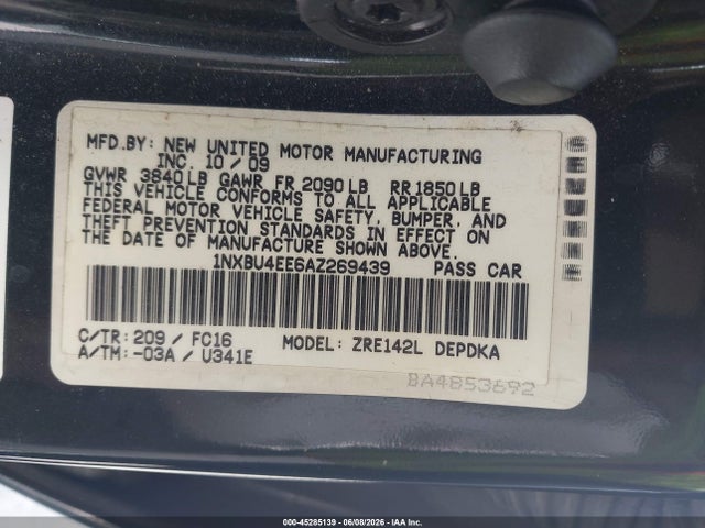 Toyota Corolla Le