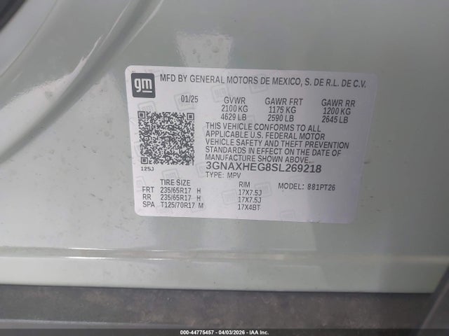 Chevrolet Equinox Fwd Lt