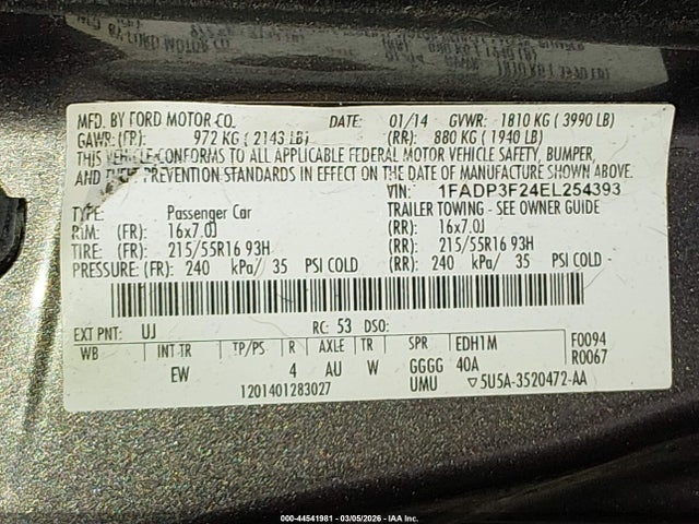 Ford Focus Se