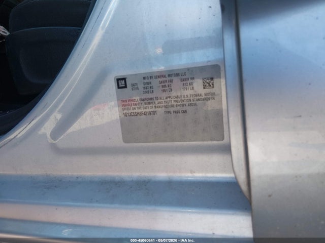 Chevrolet Sonic Lt Auto