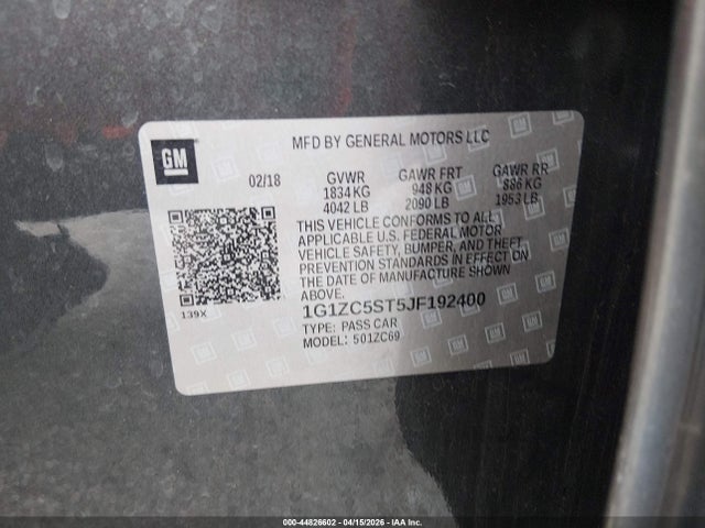 Chevrolet Malibu 1fl
