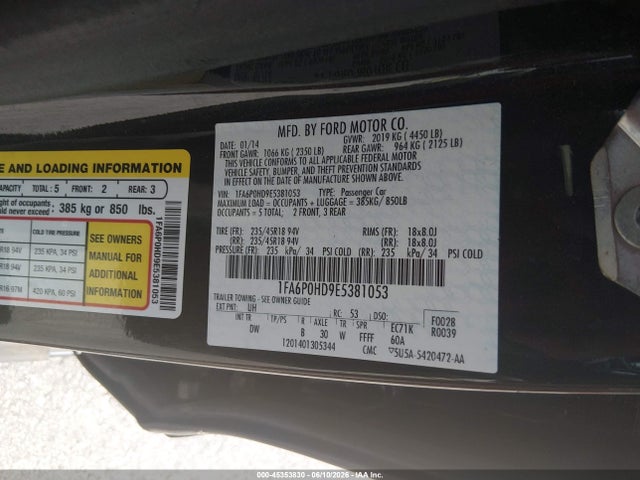 Ford Fusion Se