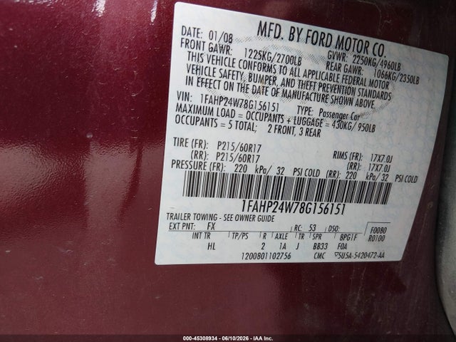 Ford Taurus Sel