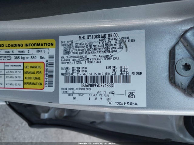 Ford Fusion Se