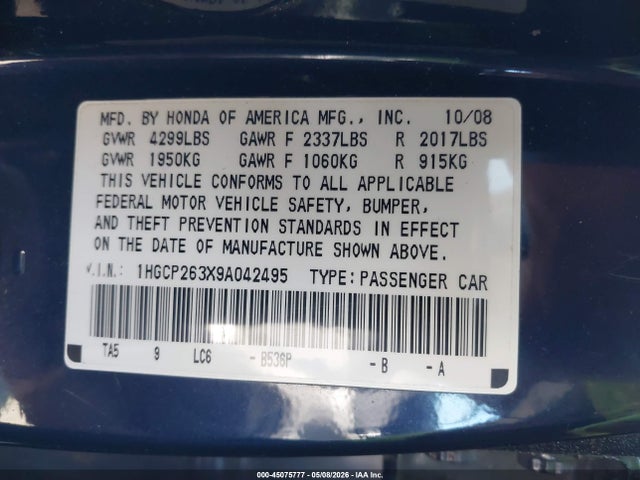 Honda Accord 2.4 Lx