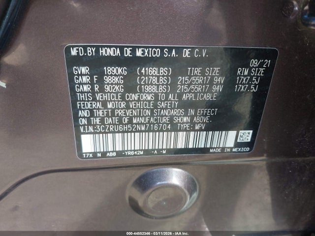 Honda HR-V Awd Ex