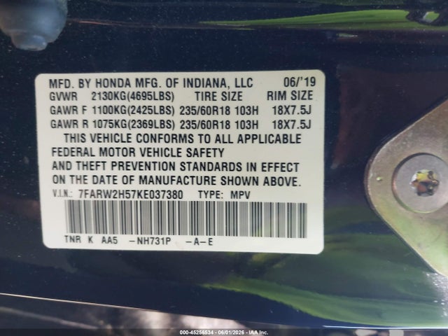 Honda CR-V Ex