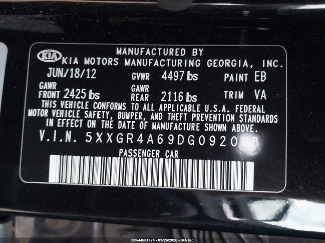 Kia Optima Sx