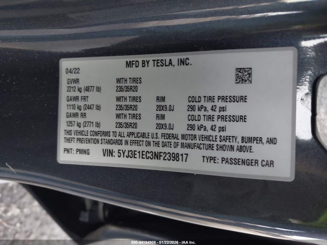 Tesla Model 3 Performance Dual Motor All-wheel Drive