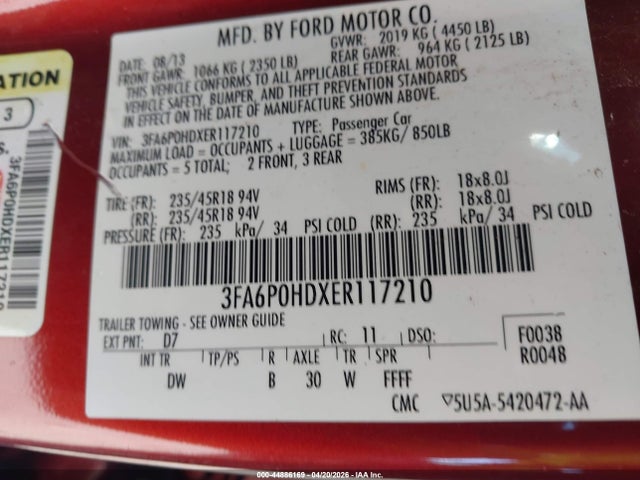 Ford Fusion Se