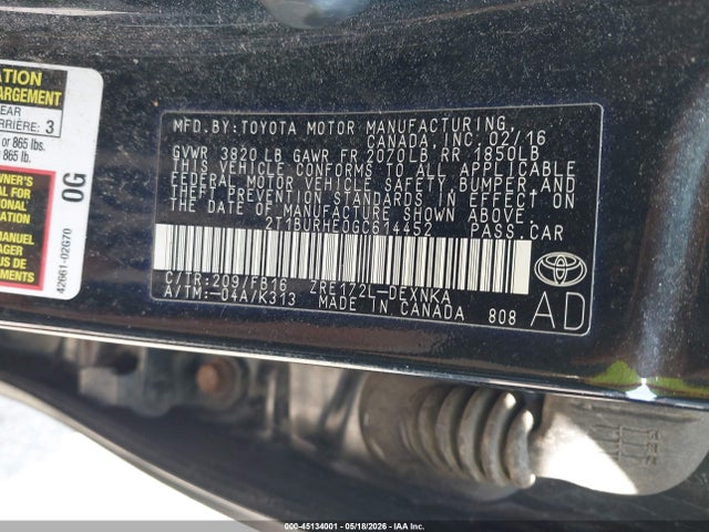 Toyota Corolla Le