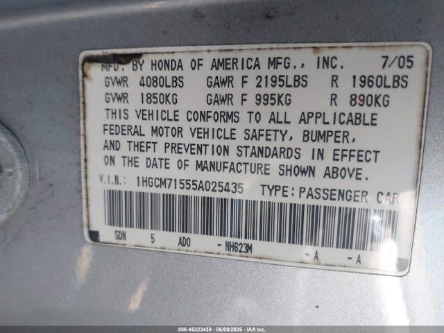 Honda Accord 2.4 Lx Special Edition