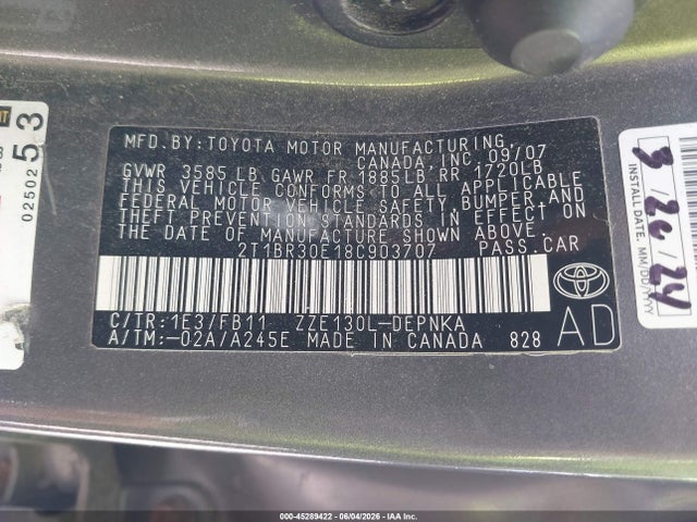Toyota Corolla Le