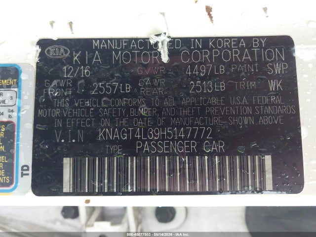 Kia Optima Lx