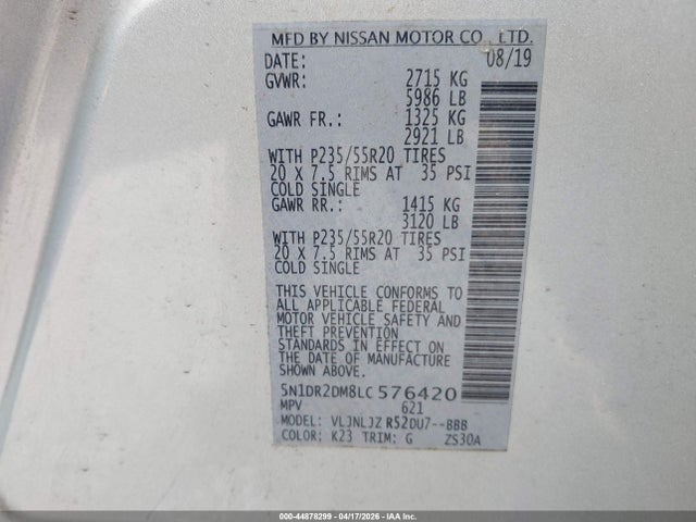 Nissan Pathfinder Platinum 4wd