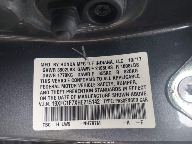 Honda Civic Ex-l