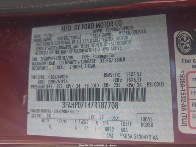 Ford Fusion Se
