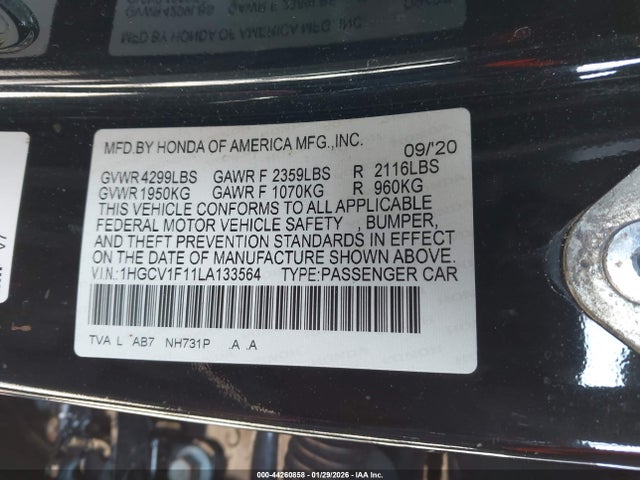 Honda Accord Lx
